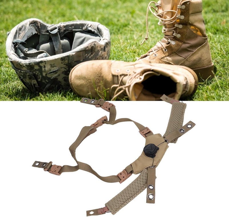 Bewinner Helmet Dial Suspension System Chin Strap, Tactical Airsoft Helmet Chin Strap, Hunting Advanced Fast Helmet Replacement Accessory for Outdoor - Image 4